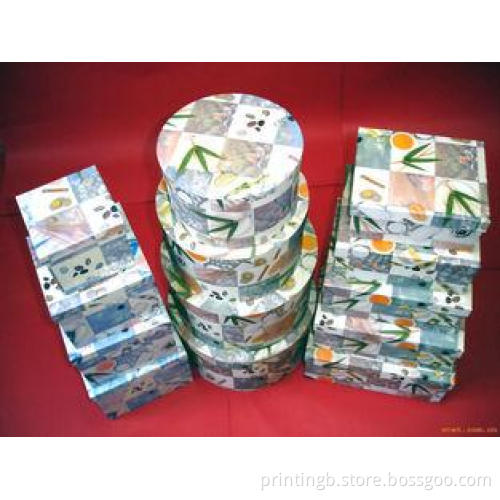 Recycled Cardboard Gift Boxes , Rectangle / Square / Circul